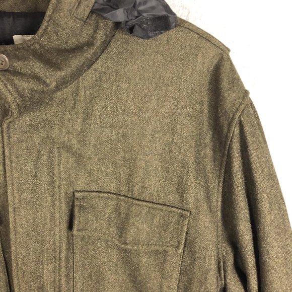 J Crew Green Wool Jacket Size Large - Picture 4 of 11